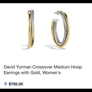 David yurman hoop earrings
